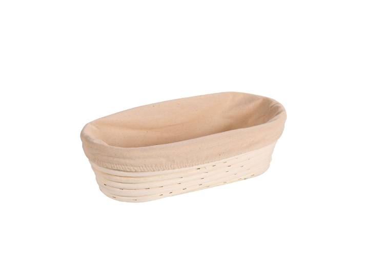 Gärkorb KESPER Gärkörbchen, oval, FSC zertifiziert , beige (natur), B:15cm L:28cm T:15cm, Naturmaterial, Küchenformen, Gärkorb, Bezug abnehmbar und waschbar