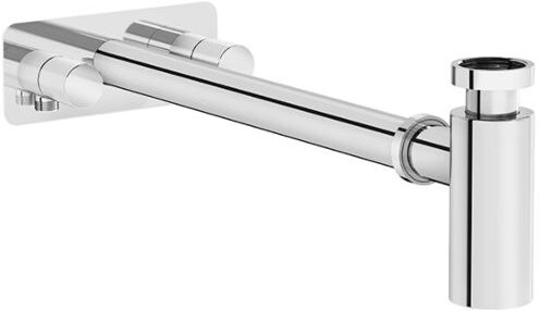 VitrA Plural Design-Siphon-Set A45159 chrom, mit Eckventilen links und rechts