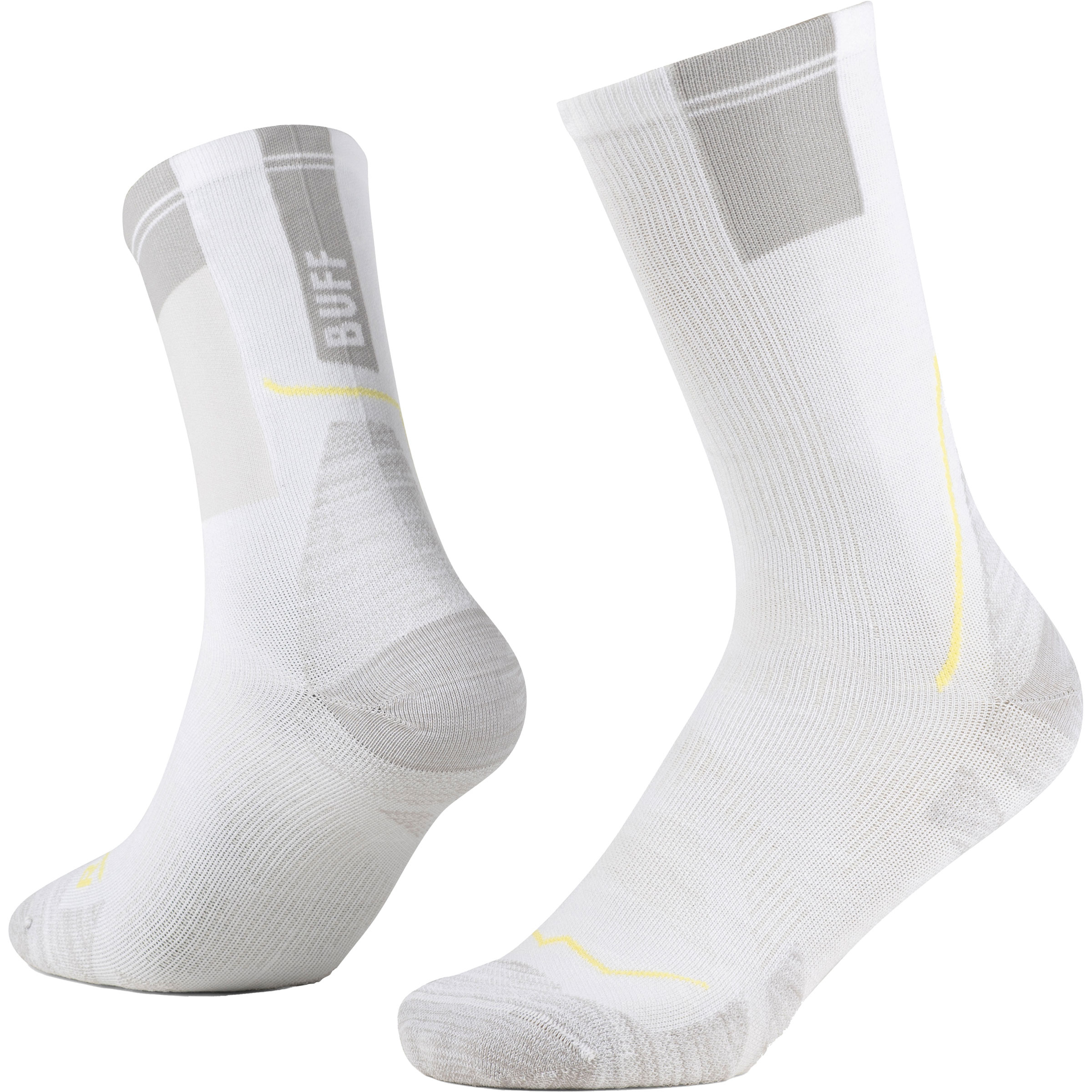 Buff Coolnet Crew Laufsocken weiss Größe 39 Laufen | Trailrunning Widerstandsfähig