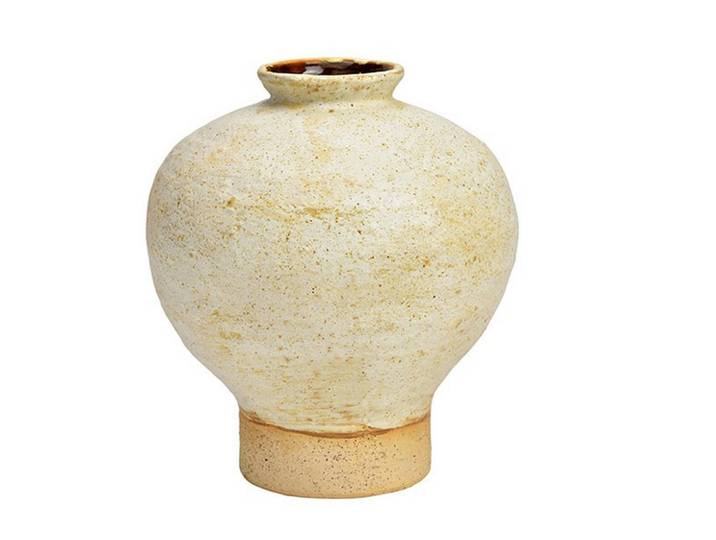 Vase, Keramik, 18x20x18 cm, nur für Seiden- und Kunstblumen geeignet, Dekoration, Vasen, Keramikvasen