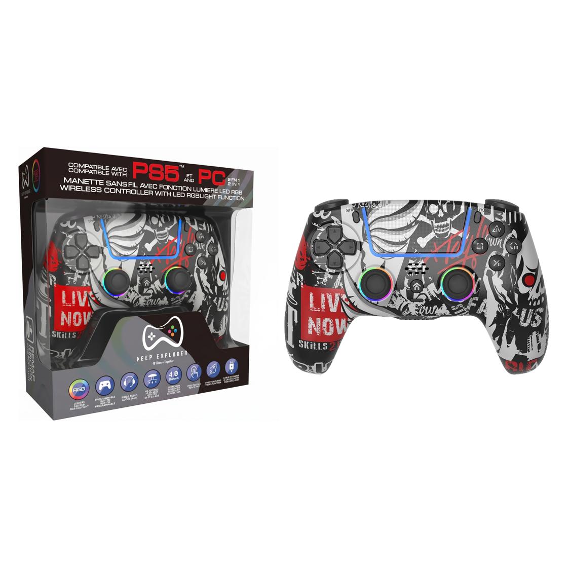 Freaks and Geeks Deep Explorer - Pro RGB Controller Wireless (Urban) (PS5) (3760430320587)