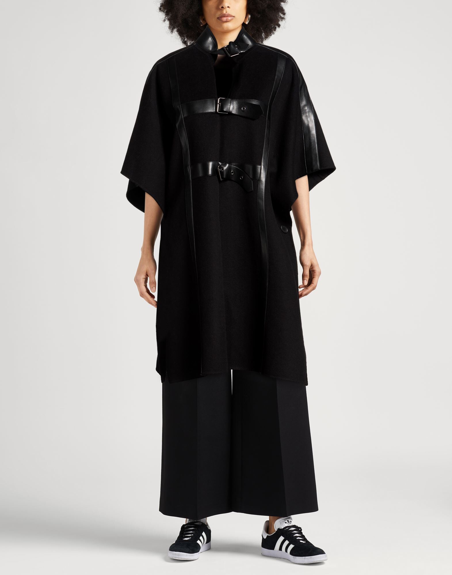 Twinset Poncho Mujer Negro 36,38 Mujer