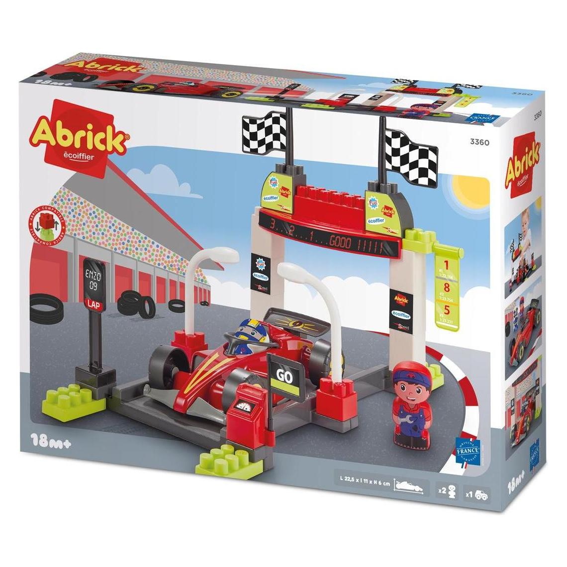 Ecoiffier Spielset - Abrick - Boxenstop (3360)