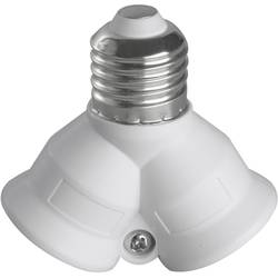 Heitronic Lampenfassung-Adapter E27 auf 2x E27 230 V 60 W 501010
