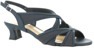 Easy Street Tristen - Womens 6 Navy Sandal Medium