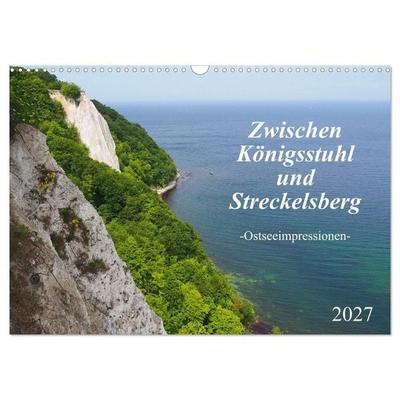 Zwischen Königsstuhl und Streckelsberg (Wandkalender 2027 DIN A3 quer), CALVENDO Monatskalender
