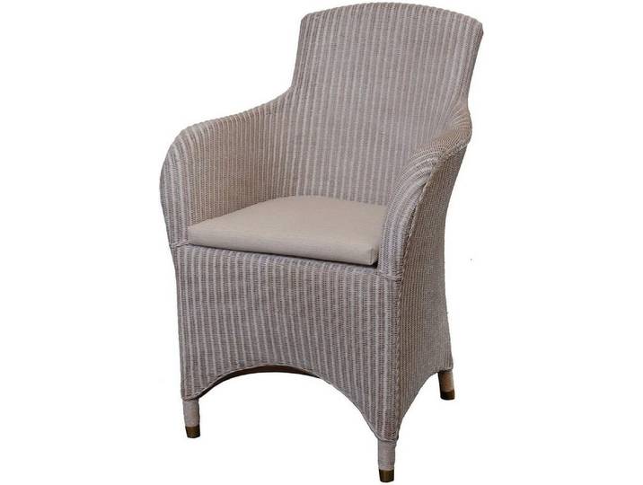 Krines Home Loungesessel Loom Sydney Esszimmersessel Esszimmer Stuhl mit Armlehne mit Polster, aus Original Loom Material