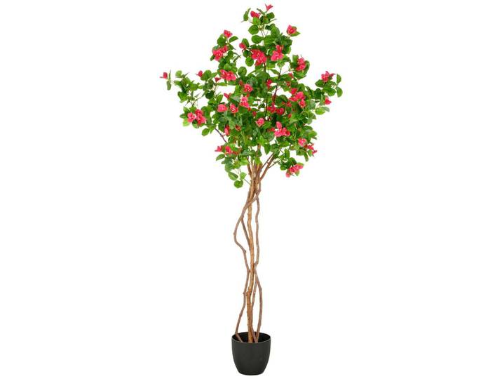 Kunstpflanze BOUGAINVILLEA Kunststoff, Grün/Pink, H:175cm