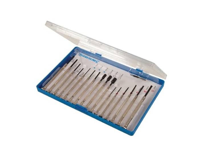Silverline Juweliers Precisie Schroevendraaier Set 16pce (633888)