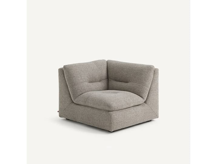 AM.PM Angle 90° modulable en tweedé, GIULIANO Angle réversible Marron Cappuccino