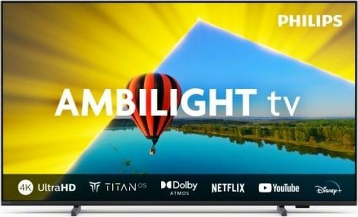 Philips TV 55PUS8079/12, 55" LED-TV, 139,7 cm (55"), 3840 x 2160 Pixel, LED, Smart-TV, WLAN, Schwarz