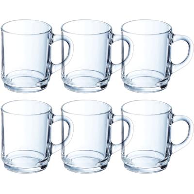 Teeglas MÄSER, transparent, H:9cm Ø:7cm, Glas, Trinkgefäße, Teeglas