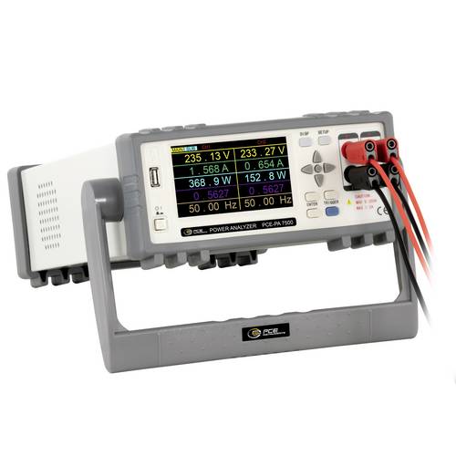 PCE Instruments Leistungsmessgerät PCE-PA 7500 inkl. Sicherheitsmessleistungen |2 Eingangskanäle |IP20 |Messung 5000W