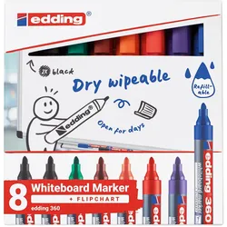 Edding, Marker, 360 (8x)