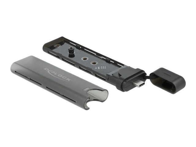 Delock 42635 Extern Gehäuse USB Type-C voor M.2 NVMe PCIe of SATA SSD