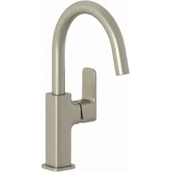 Kludi RENON Waschtischarmatur 42028N575 ohne Ablaufgarnitur, seitliche Betätigung St. Brushed Nickel
