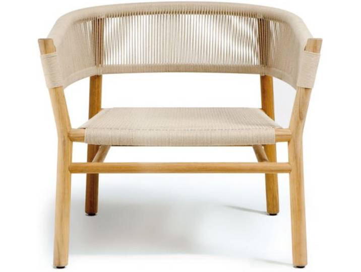 Sessel Kilt Ethimo Gestell Teak braun, Designer Marcello Ziliani, 76x66.5x72 cm