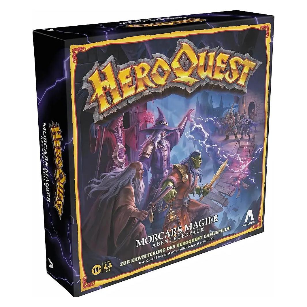 Hasbro HeroQuest Brettspiel-Erweiterung Morcars Magier Abenteuerpack *Deutsche Version* (Deutsch, 2 - 5 Spieler) (G15041000)