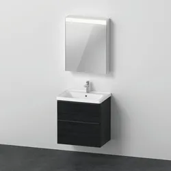 Duravit D-Neo Möbel-Set DE0115L1616 650mm, Anschlag links, Eiche Schwarz