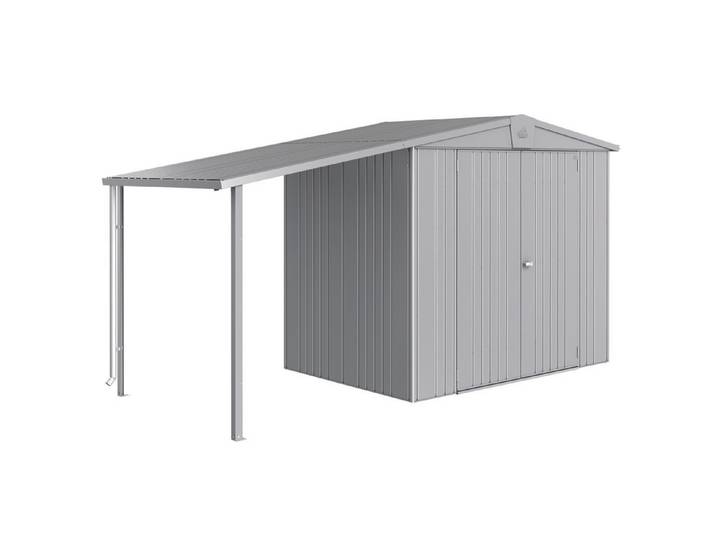 Biohort Seitendach für Gerätehaus Europa 2/3/4A Silber
