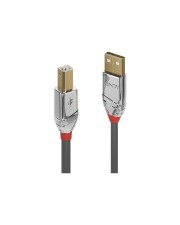 Lindy 3m USB 2.0 Typ A an B Kabel Cromo Line Digital/Daten (36643)