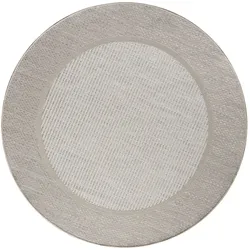 OUTDOORTEPPICH Boho Beige Creme Ø 120 cm