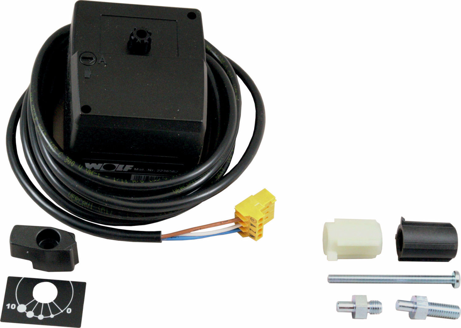 Moteur mélangeur Wolf 230V/50Hz 2236562 Mélangeur 4 voies DN20-50