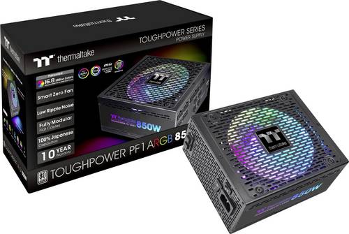 Thermaltake Toughpower PF1 ARGB PC Netzteil 850W ATX 80PLUS Platinum
