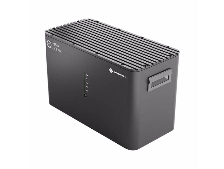 HEPA Solar Powercube Basismodul Batteriespeicher – Solarpanel – schwarz
