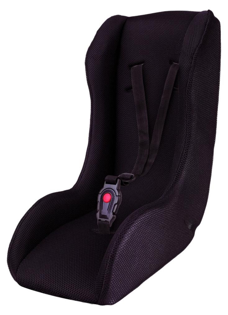 Polisport Fietszitje Verkleiner voor Kinderzitje, Zwart, One Size