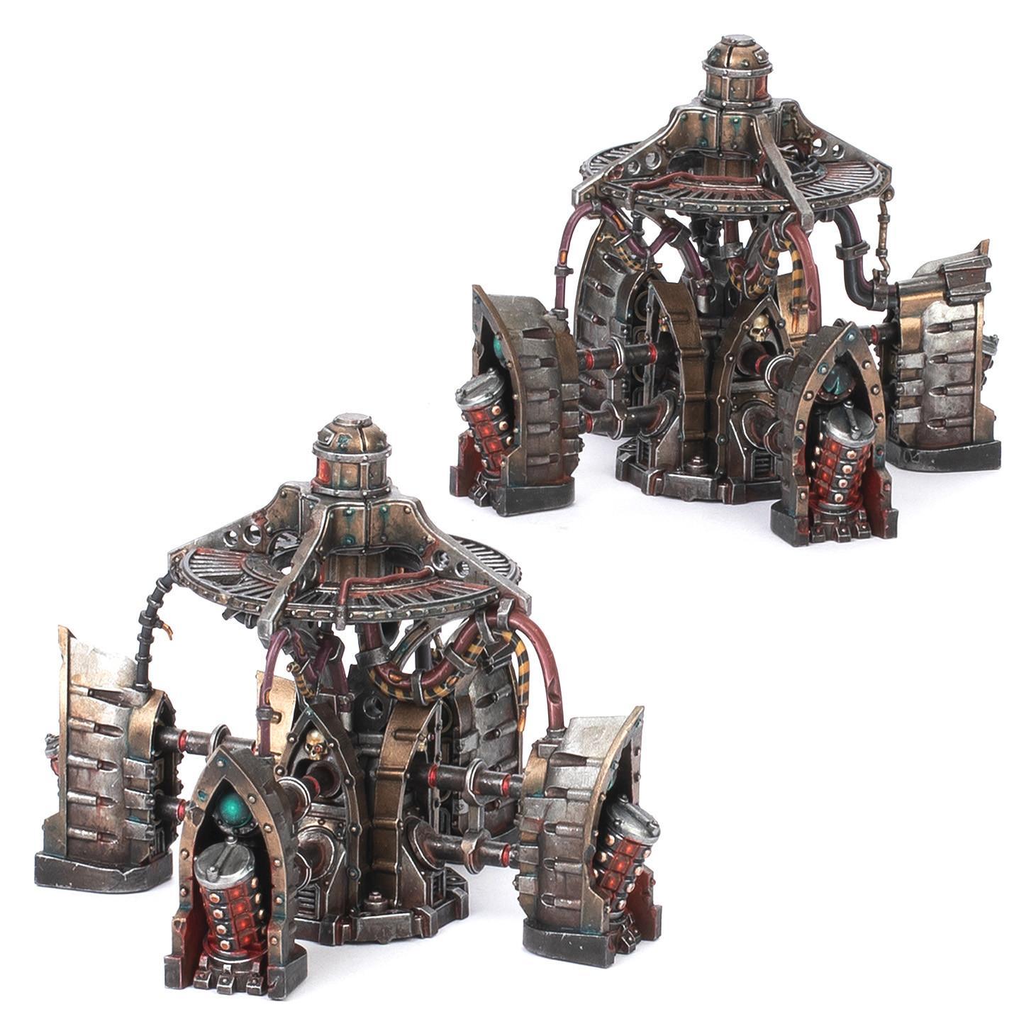Games Workshop Necromunda : Hive Data Stack Cluster (Kunststoff) (301-36)