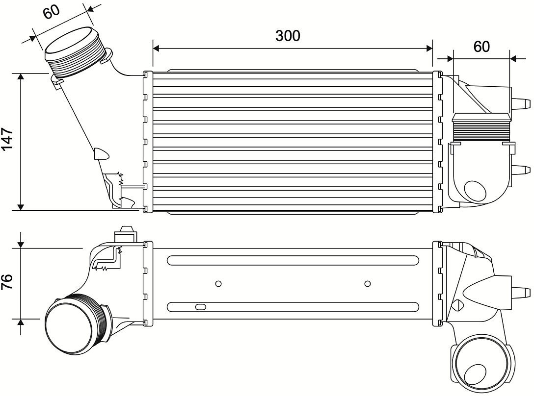 Valeo Ladeluftkühler 881583 Für Peugeot
