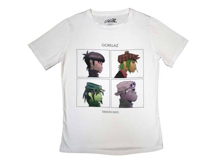 Gorillaz Demon Days Vrouwen Skinny Fit T Shirt S