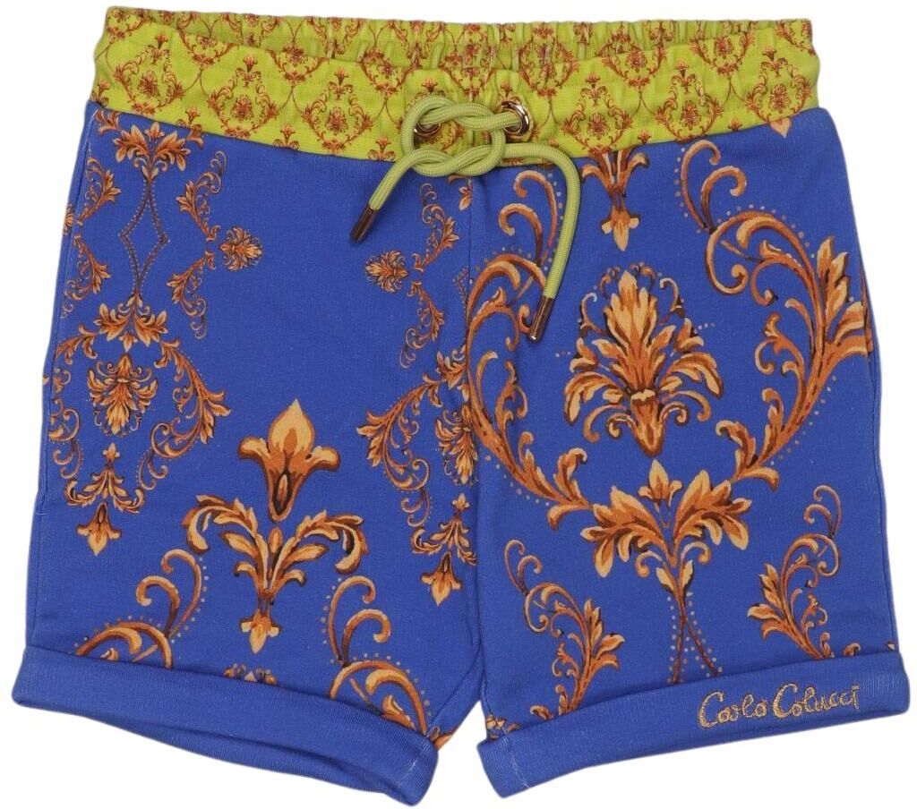 Carlo Colucci Mädchen Shorts, Mehrfarbig, Gr. EU 146/152, Baumwolle - Second Hand