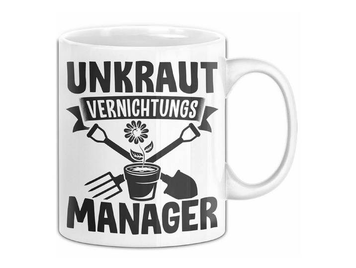 Trendation Tasse Gärtner Tasse Geschenk Unkraut Vernichtungsmanager