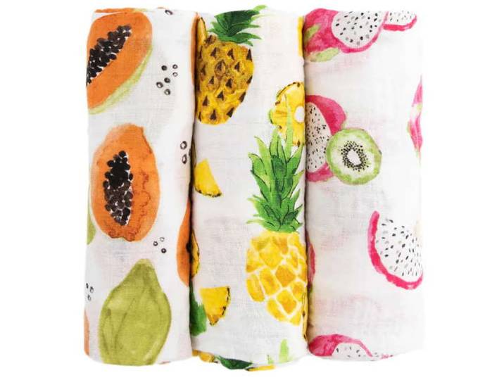 Pucktücher Tropical Fruit 3er-Set