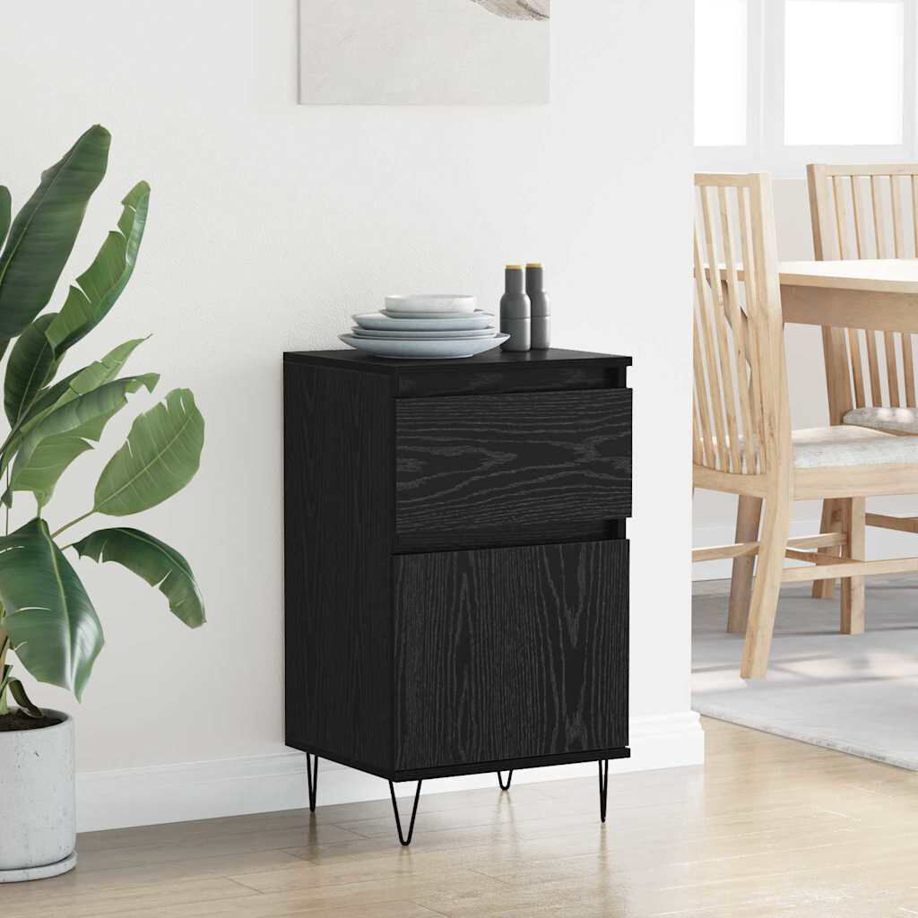 Natur Pur 40 cm W Sideboard Black Oak 70cm H X 40cm W X 35cm D