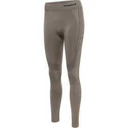 hummel hmlSHAPING Seamless Mid Waist Tights Damen driftwood XS