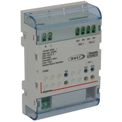 Legrand F429D MyHome Reiheneinbau-Dimmer DALI-2 mit 2 Ausgängen für je 16 EVGs, 4 TE DIN