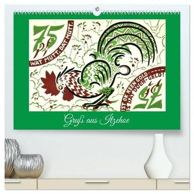 Gruß aus Itzehoe (hochwertiger Premium Wandkalender 2027 DIN A2 quer), Kunstdruck in Hochglanz