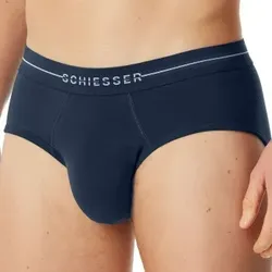 Schiesser 2P Cotton Flex Rio Briefs Marine Baumwolle Small Herren