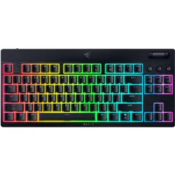 Razer BlackWidow V4 Tenkeyless HyperSpeed Profilo Basso (US, Kabellos), Tastatur, Schwarz