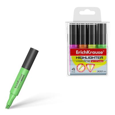 4 Textmarker V-17 Mini Neon Leuchtstifte Schreiben Markieren Marker Schule Büro