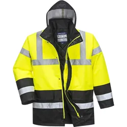 Warnschutz Winterjacke "S466" Kontrast Traffic - XXL - gelb/schwarz