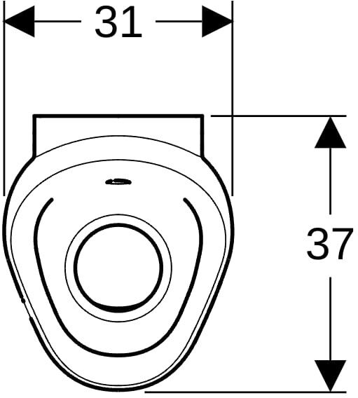 Geberit Urinal Preda, mit integrierter Steuerung, autarke Stromversorgung, 116074001 116074001