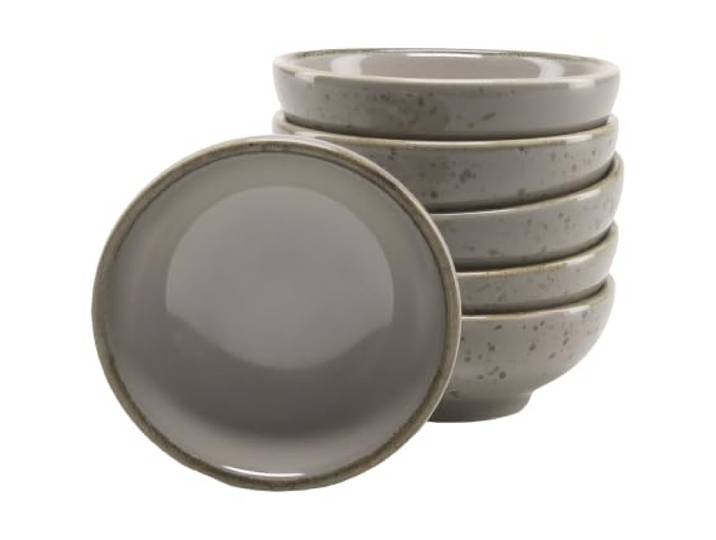Creatable, 22079, Serie Nature Collection, 6-teiliges Geschirrset, Sojaschale aus Steinzeug, spülmaschinen- und mikrowellengeeignet, Qualitätsproduktion