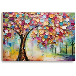 Bild LIFE TREE (BHT 140x100x3,10 cm) - bunt - BHT 140x100x3,10 cm