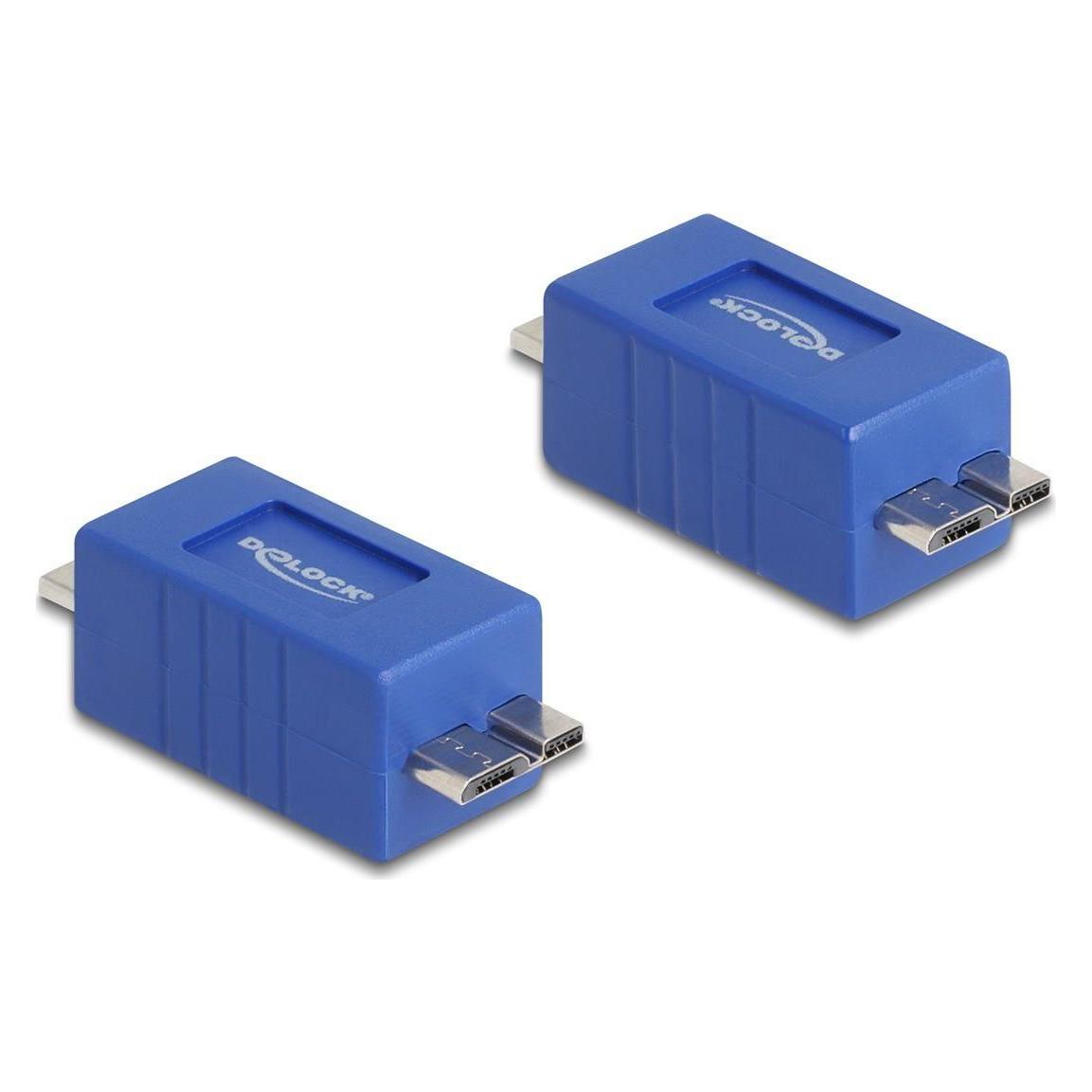 Delock USB 5 Gbps Adapter Gender Changer USB Micro-B Stecker (67216)