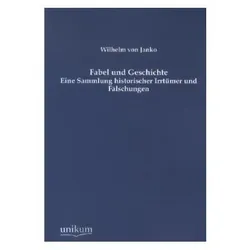 Fabel und Geschichte, Fachbücher von Wilhelm von Janko