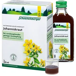 JOHANNISKRAUT SAFT Schoenenberger Heilpfl.Säfte 3X200 ml